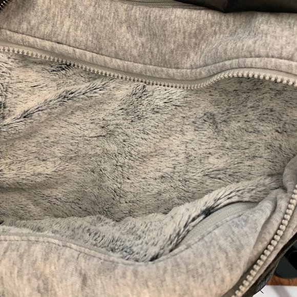 Jou Jou Juniors Hooded Faux-Leather Moto Jacket XL - Picture 4 of 10